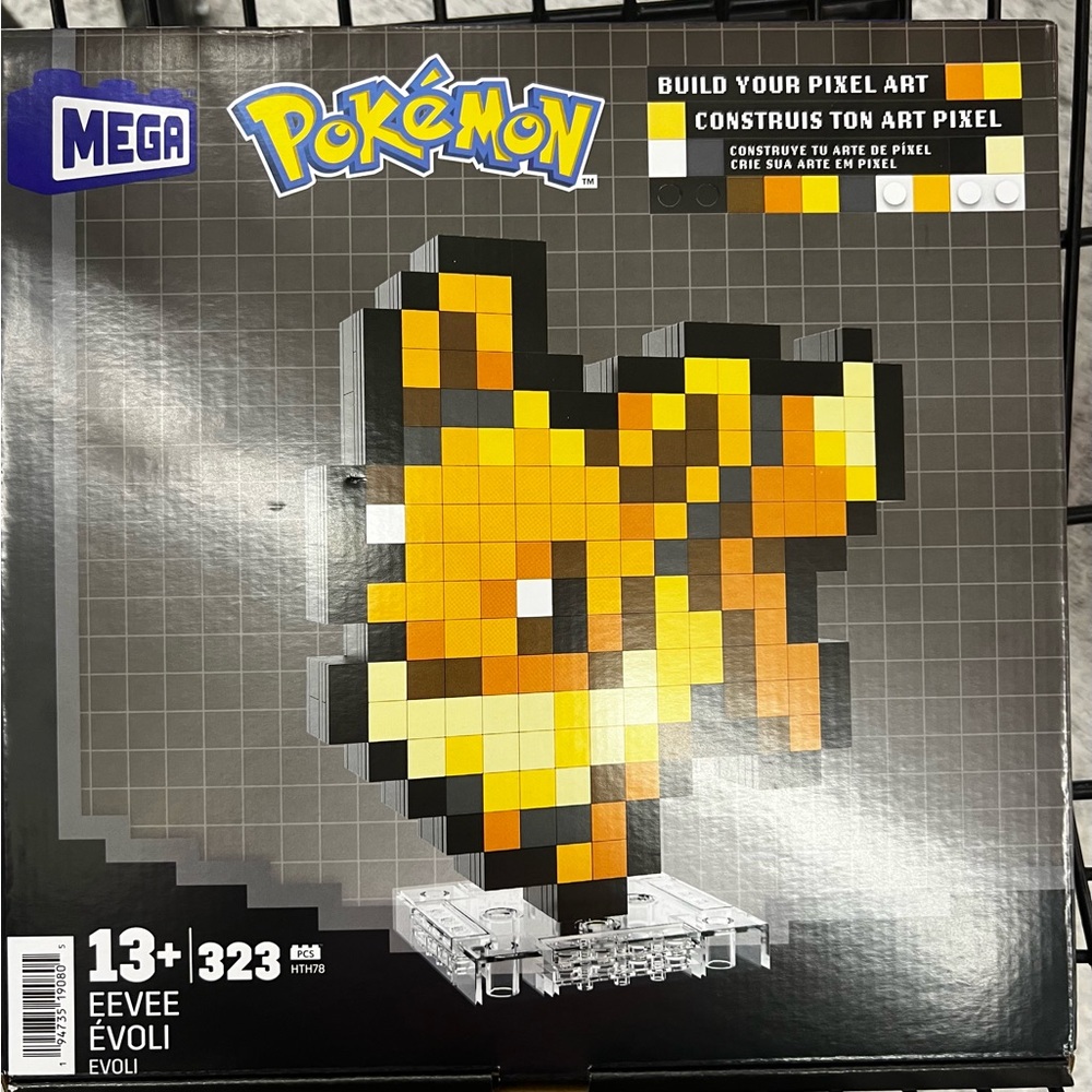 Mega Pokémon Eevee Pixel Art Set